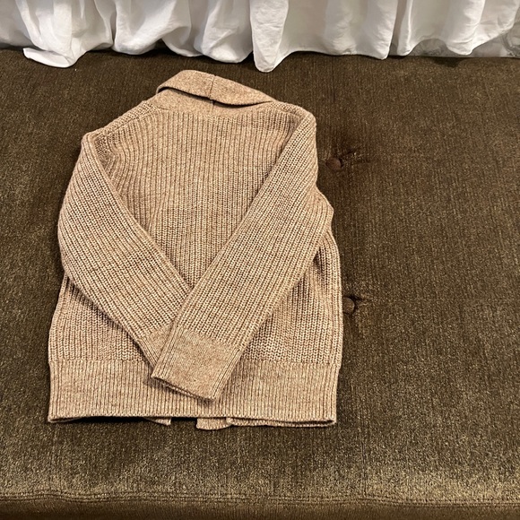 GAP Kids Tan Shawl Collar Cardigan - Picture 3 of 4